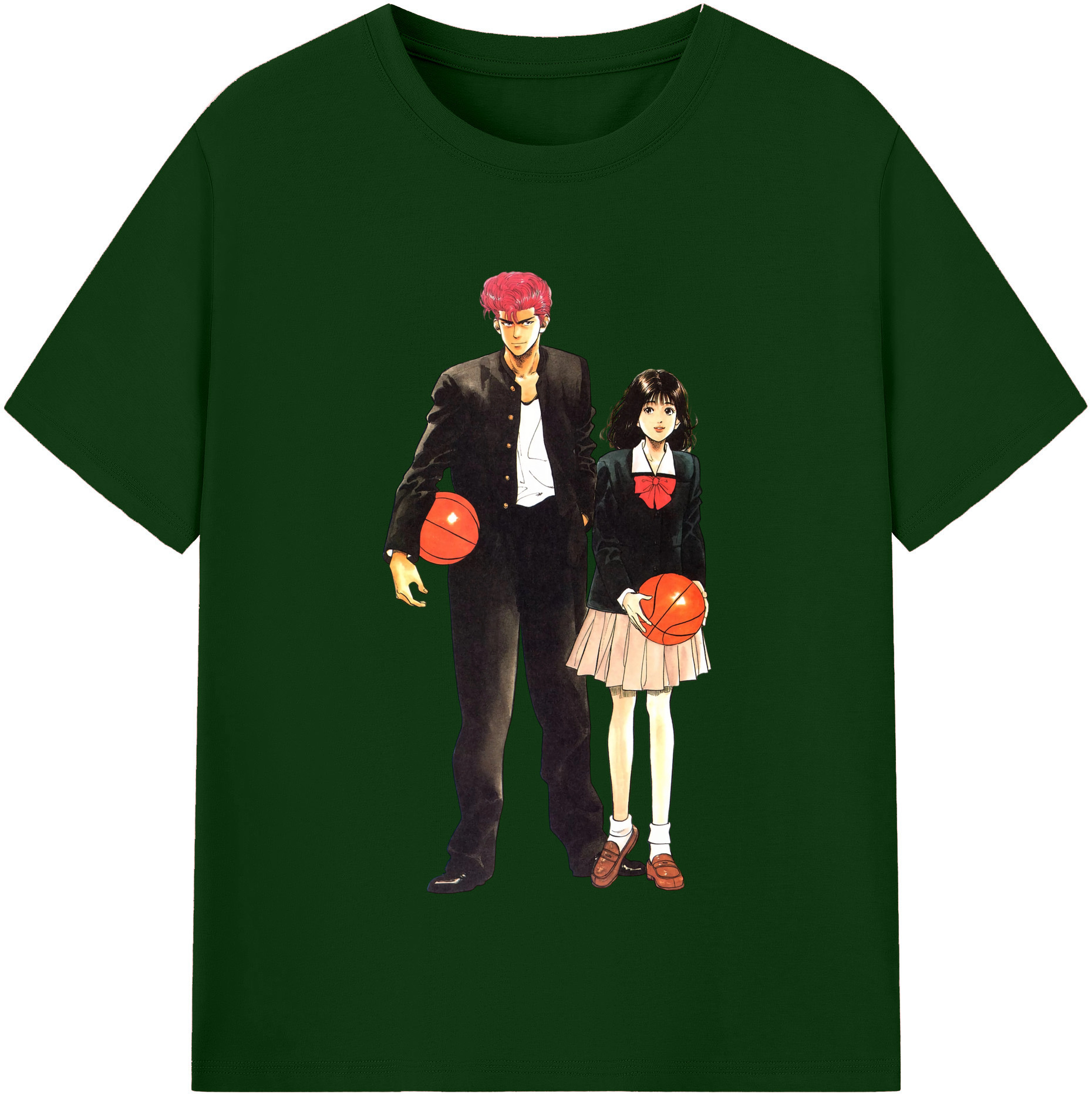 （画像用） SLAM DUNK／スラムダンク 綿100％半袖Tシャツ（フロントプリント）